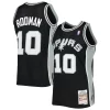 Fantastico Incantevole Dennis Rodman San Antonio Spurs 2001/02 Hardwood Classics Swingman Jersey Black