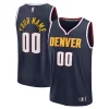 Resistente Eccezionale Denver Nuggets Fast Break Custom Jersey Icon Edition Navy/Blue
