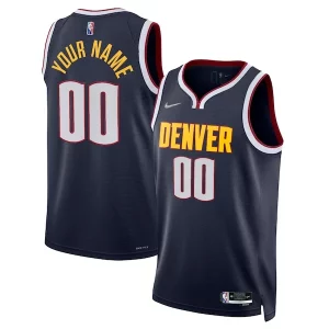 Duraturo Denver Nuggets Nike 2021/22 Diamond Swingman Custom Jersey Icon Edition Navy