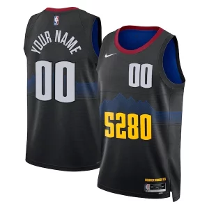 Magnifico Denver Nuggets Nike Unisex 2023/24 Custom Swingman Jersey Black City Edition