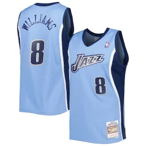 Incantevole Magnifico Deron Williams Utah Jazz 2001/02 Hardwood Classics Swingman Jersey Blue