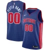 Meraviglioso Detroit Pistons Nike Swingman Custom Jersey Blue Icon Edition