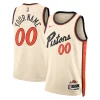 Comodo Duraturo Accattivante Detroit Pistons Nike Unisex 2024/25 Custom Swingman Jersey City Edition White