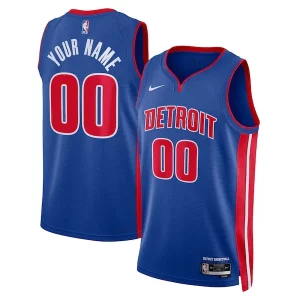 Duraturo Meraviglioso Detroit Pistons Nike Unisex Swingman Custom Jersey Blue Icon Edition