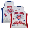 Resistente Attraente Detroit Pistons x Tats Cru Hardwood Classics Fashion Jersey White