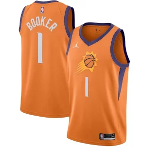 Pratico Devin Booker Phoenix Suns Jordan Brand 2020/21 Swingman Jersey Statement Edition Orange