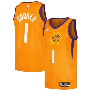 Accattivante Carino Devin Booker Phoenix Suns Jordan Brand Swingman Player Jersey Statement Edition Orange