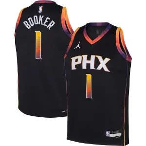 Accattivante Incantevole Bellissimo Devin Booker Phoenix Suns Jordan Brand Youth Swingman Jersey Statement Edition Black