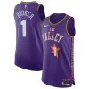 Fascinante Devin Booker Phoenix Suns Nike 2024/25 Authentic Player Jersey City Edition Purple