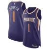Comodo Fascinante Accattivante Devin Booker Phoenix Suns Nike Authentic Jersey Association Edition Purple