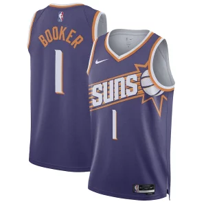 Fantastico Devin Booker Phoenix Suns Nike Unisex Swingman Jersey Association Edition Purple
