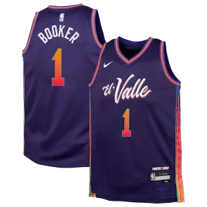 Incantevole Devin Booker Phoenix Suns Nike Youth Swingman Replica Jersey City Edition Purple