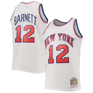 Resistente Raffinato Dick Barnett New York Knicks 1969/70 Hardwood Classics Swingman Jersey White