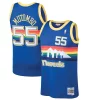 Ottimo Classico Dikembe Mutombo Denver Nuggets 1991/92 Hardwood Classics Swingman Jersey Blue