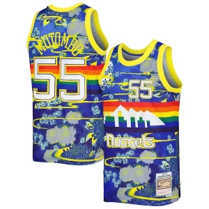 Trendy Ottimo Dikembe Mutombo Denver Nuggets Hardwood Classics Lunar New Year Swingman Jersey Blue