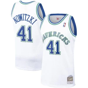 Trendy Dirk Nowitzki Dallas Mavericks 1998/99 Hardwood Classics Swingman Jersey White