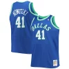 Comodo Versatile Dirk Nowitzki Dallas Mavericks Big & Tall 1998/99 Hardwood Classics Swingman Jersey Blue