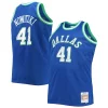 Gorgeous Moderno Incantevole Dirk Nowitzki Dallas Mavericks Big & Tall 1998/99 NBA 75th Anniversary Diamond Swingman Jersey Blue