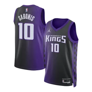 Elegante Domantas Sabonis Sacramento Kings Jordan Brand Unisex Swingman Jersey Statement Edition Purple