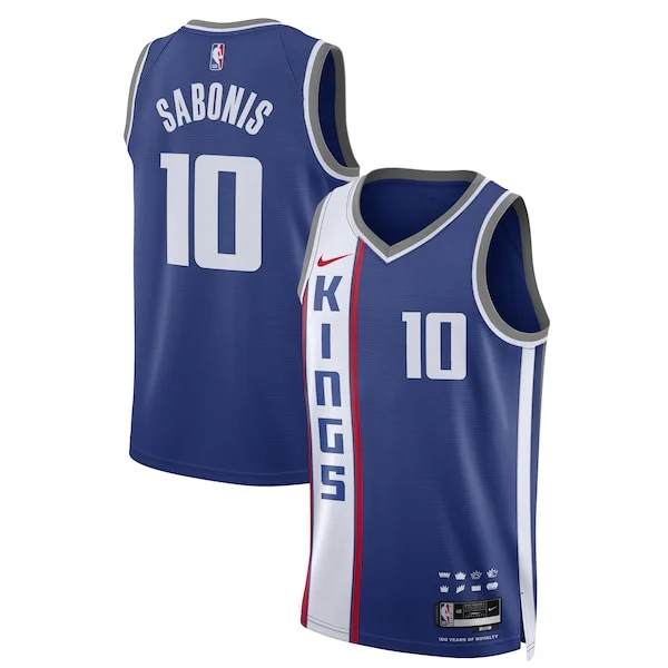Delizioso Accattivante Domantas Sabonis Sacramento Kings Nike Unisex 2023/24 Swingman Jersey Blue City Edition