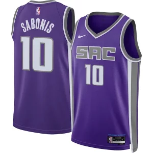 Splendido Comodo Raffinato Domantas Sabonis Sacramento Kings Nike Unisex Swingman Jersey Icon Edition Purple