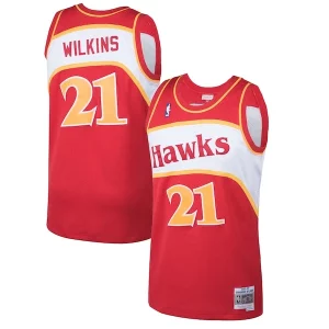 Moderno Versatile Dominique Wilkins Atlanta Hawks 1986/87 Hardwood Classics Swingman Jersey Red