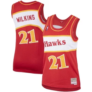 Delizioso Cool Dominique Wilkins Atlanta Hawks Women's Hardwood Classics Swingman Jersey Red