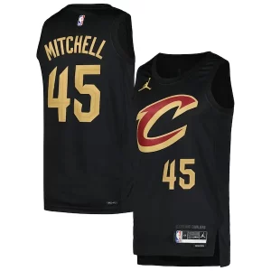 Duraturo Fantastico Donovan Mitchell Cleveland Cavaliers Jordan Brand Swingman Player Jersey Statement Edition Black