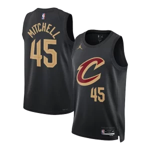 Fascinante Incantevole Trendy Donovan Mitchell Cleveland Cavaliers Jordan Brand Unisex Swingman Jersey Statement Edition Black