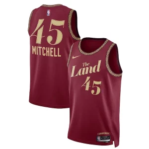 Eccezionale Donovan Mitchell Cleveland Cavaliers Nike Unisex 2023/24 Swingman Jersey Wine City Edition