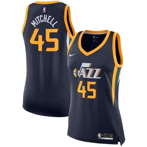 Bellissimo Comodo Magnifico Donovan Mitchell Utah Jazz Nike Women's Swingman Jersey Icon Edition Navy