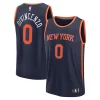 Attraente Fascinante Donte DiVincenzo New York Knicks Fast Break Replica Player Jersey Statement Edition Navy