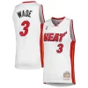 Splendido Carino Eccezionale Dwyane Wade Miami Heat 2001/02 Hardwood Classics Swingman Jersey White