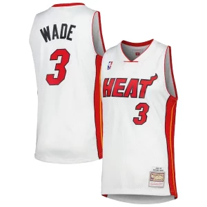 Splendido Carino Eccezionale Dwyane Wade Miami Heat 2001/02 Hardwood Classics Swingman Jersey White
