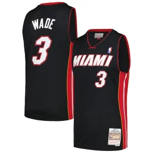 Gorgeous Splendido Robusto Dwyane Wade Miami Heat 2012/13 Hardwood Classics Swingman Jersey Black