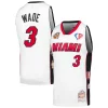 Accattivante Lussuoso Bellissimo Dwyane Wade Miami Heat Unisex Hall of Fame Class of 2023 Throwback Swingman Jersey White