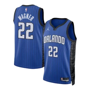 Accattivante Splendido Franz Wagner Orlando Magic Jordan Brand Unisex Swingman Jersey Statement Edition Blue