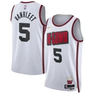 Resistente Fred VanVleet Houston Rockets Nike Unisex 2024/25 Swingman Player Jersey City Edition White