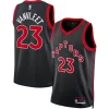 Delizioso Moderno Accattivante Fred VanVleet Toronto Raptors Jordan Brand Unisex Swingman Jersey Statement Edition Black