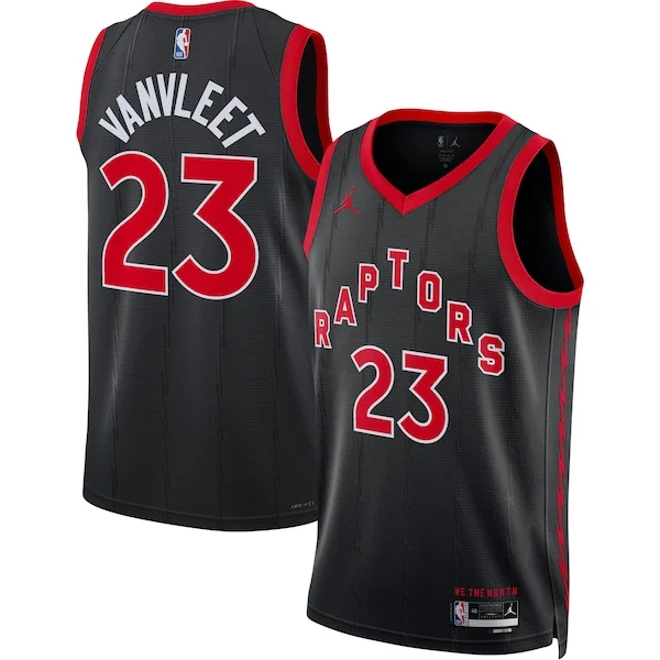 Delizioso Moderno Accattivante Fred VanVleet Toronto Raptors Jordan Brand Unisex Swingman Jersey Statement Edition Black