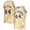 Fascinante Elegante Versatile George Gervin San Antonio Spurs 75th Anniversary 1977/78 Hardwood Classics Swingman Jersey Gold