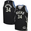 Moderno Giannis Antetokounmpo Milwaukee Bucks Jordan Brand Youth Swingman Jersey Statement Edition Black