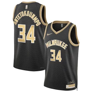 Versatile Comodo Elegante Giannis Antetokounmpo Milwaukee Bucks Nike Unisex Select Series Swingman Jersey Black