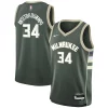 Cool Classico Giannis Antetokounmpo Milwaukee Bucks Nike Youth Swingman Jersey Icon Edition Hunter Green