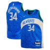Magnifico Giannis Antetokounmpo Milwaukee Bucks Nike Youth Swingman Replica Jersey City Edition Royal