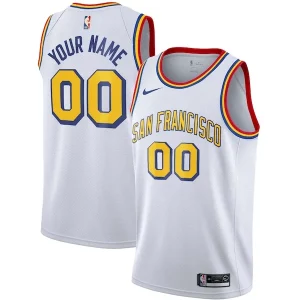 Lussuoso Fantastico Golden State Warriors Nike Unisex 2019/20 Custom Swingman Jersey White Classic Edition