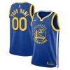 Sofisticato Bellissimo Fantastico Golden State Warriors Nike Unisex Swingman Custom Jersey Royal Icon Edition