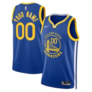 Sofisticato Bellissimo Fantastico Golden State Warriors Nike Unisex Swingman Custom Jersey Royal Icon Edition