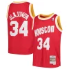 Stupendo Hakeem Olajuwon Houston Rockets Youth Swingman Throwback Jersey Red