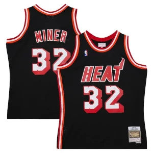 Moderno Harold Miner Miami Heat 1992/93 Hardwood Classics Swingman Throwback Jersey Black